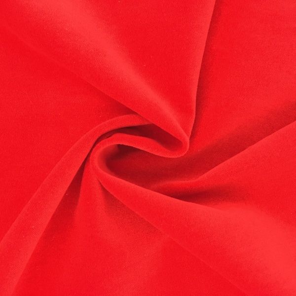 Cotton Velvet Red